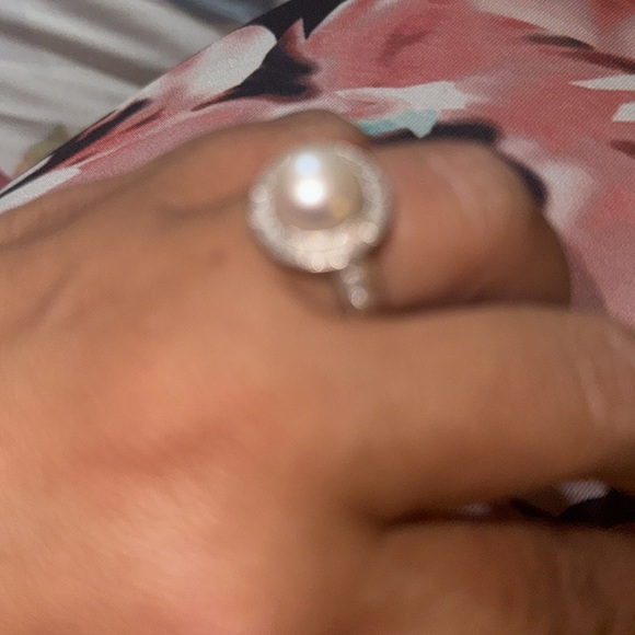 Affinity Diamonds, 10mm Pearl White Diamond 925 size 7 - Picture 9 of 9